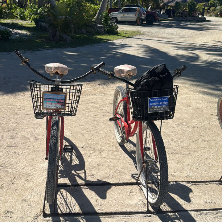 Bikes on Fakarava